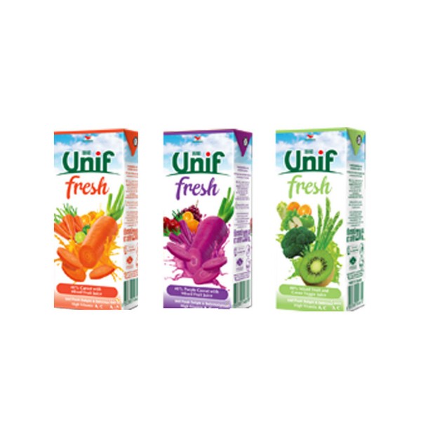 น้ำผลไม้รวม Unif Fresh 250ml.