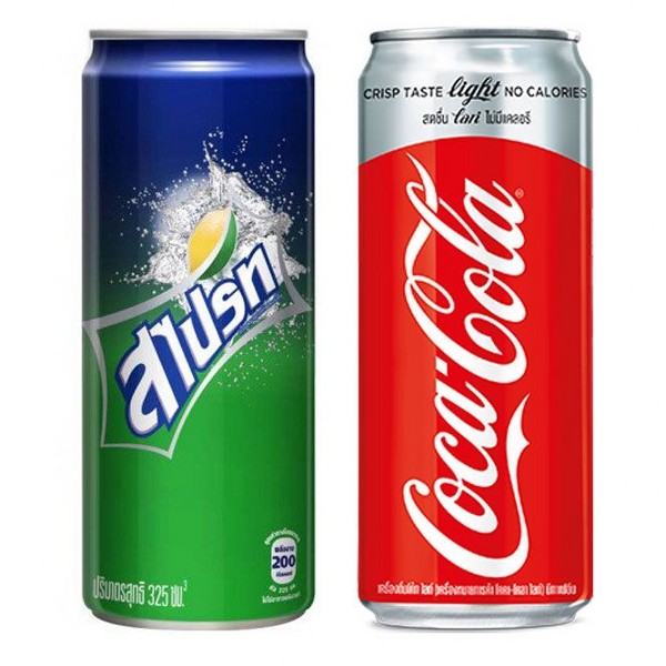 น้ำอัดลมกระป๋อง 325ml.